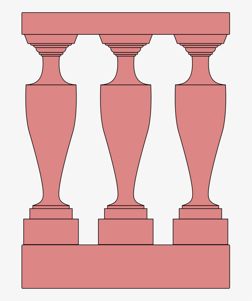 How To Set Use Greek Balustrade Clipart, transparent png