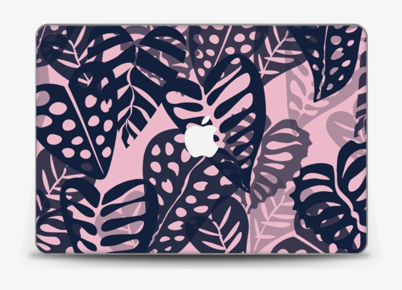 Tropical Plants Army - Tropical Leaves In Navy & Magenta Backpack, transparent png
