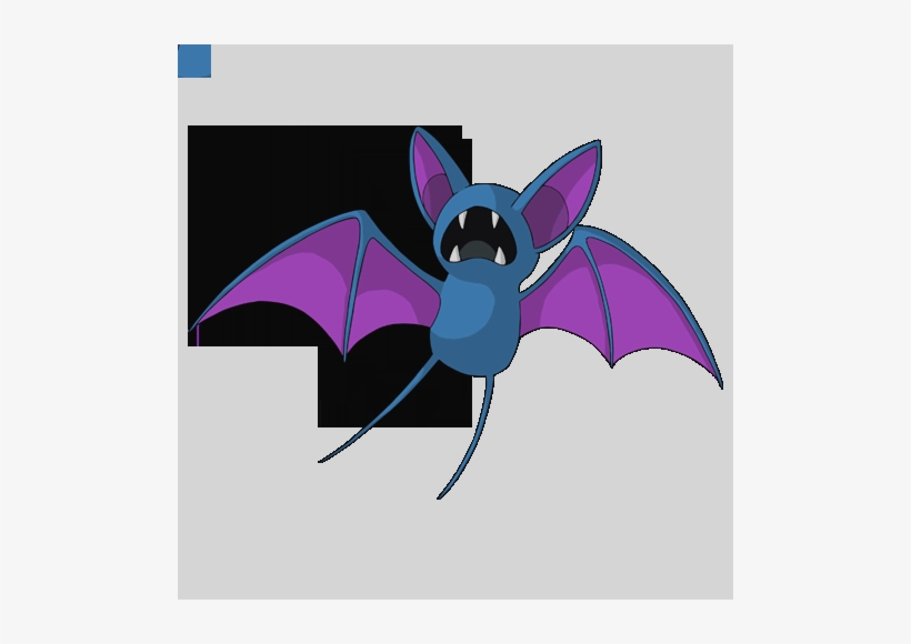 Zubat By Million Zubat Clipart - Cartoon, transparent png