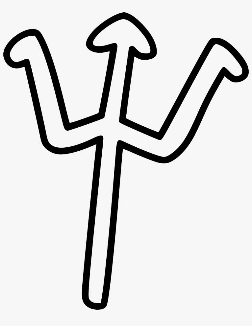 Trident Polearm Devil Svg Png Icon Free Download - Trident, transparent png