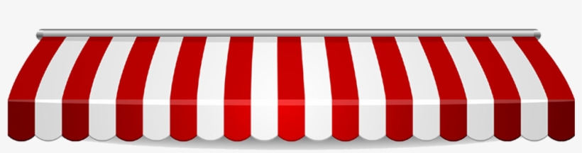 Awning Vector Striped Transparent Stock - Red Striped Awning Png, transparent png
