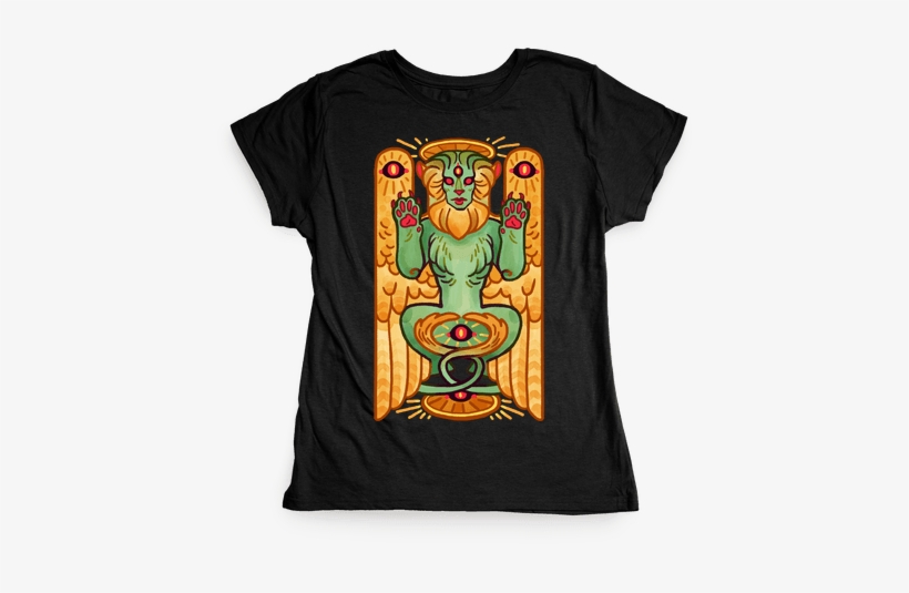All Seeing Sphinx Womens T Shirt - Shirt, transparent png