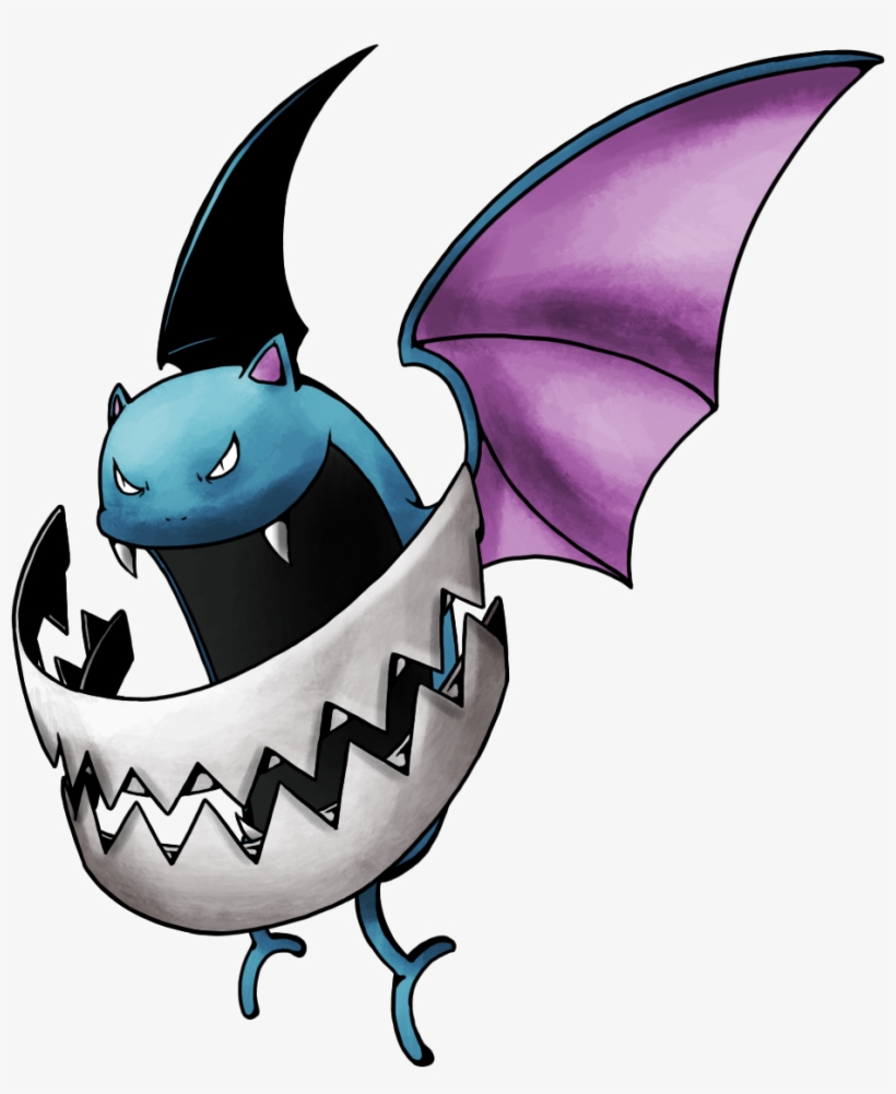 Golbat Used Crunch Game Art Hq Pokemon Art - Crunch Pokemon, transparent png