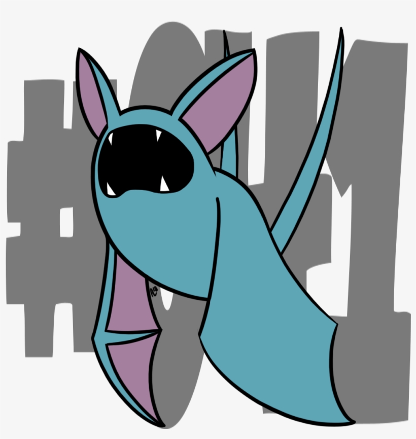 041 Zubat - Cartoon, transparent png