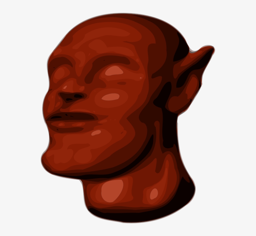 This Free Clipart Png Design Of Am Alien Head 3, transparent png