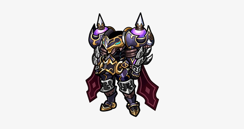 Gear-aizen's Heavy Armor Render - Unison League Dark Armor, transparent png