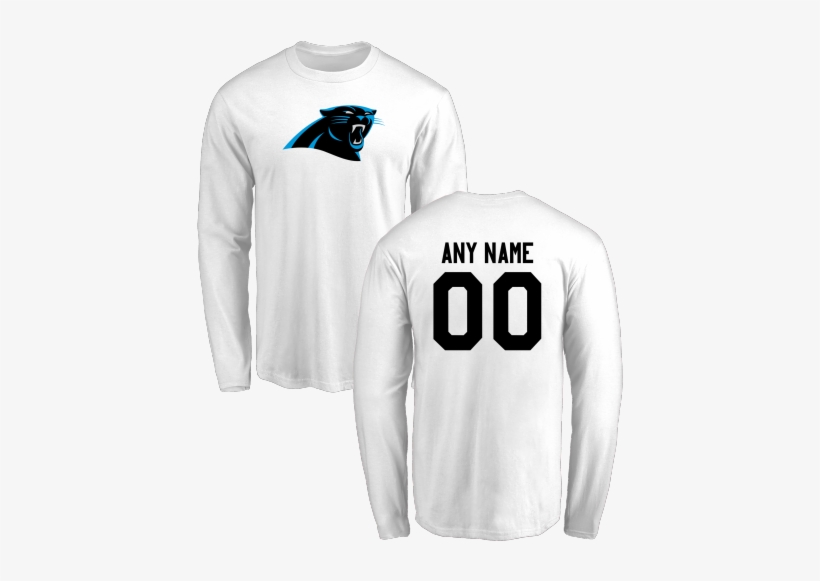 Men's Carolina Panthers Design Your Own Long Sleeve - Carolina Panthers, transparent png