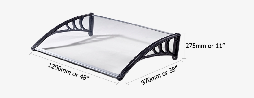 Awning Front Dimension 1200mm Or 48 Inches - Door Canopy South Africa, transparent png