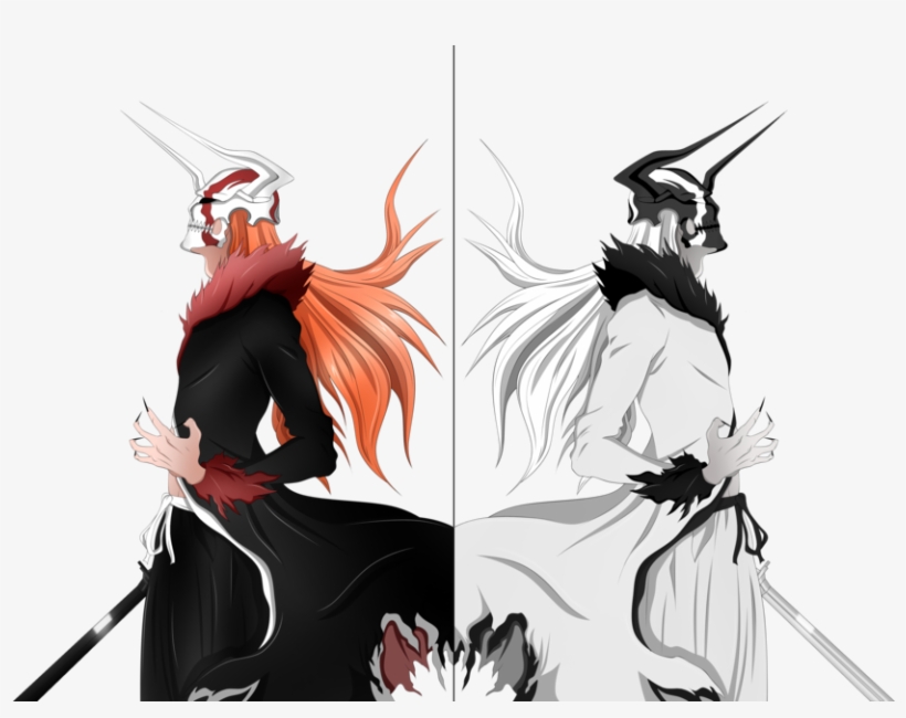 Evil Ichigo Png Picture Free Library - White Ichigo Vasto Lorde, transparent png