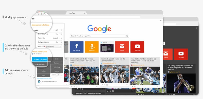 Carolina Panthers News Newstab - Google, transparent png