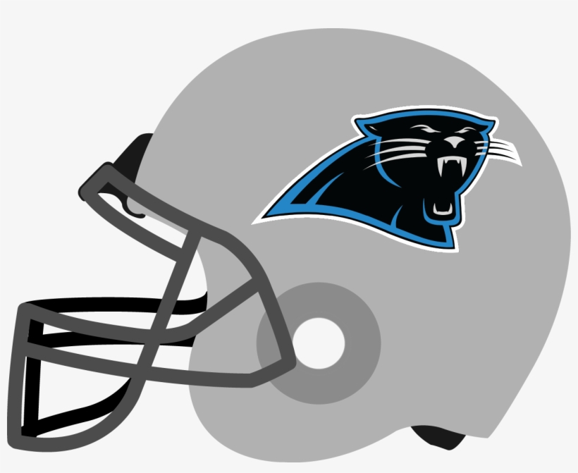 Carolina Panthers Helmet Png - Carolina Panthers Football Logo Hockey Sport Art 24x18, transparent png