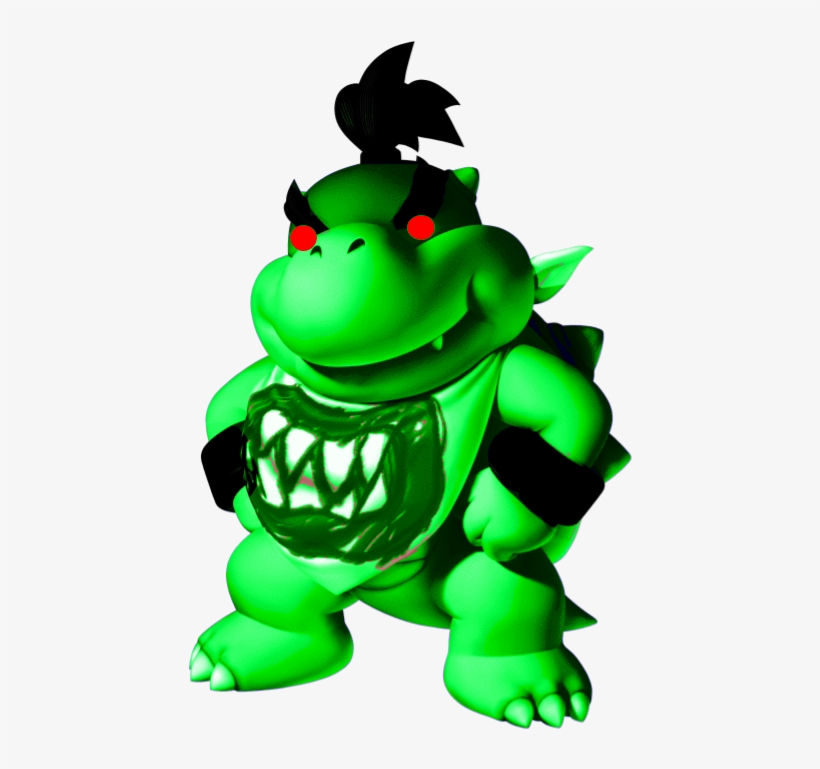 Dark Plasma Bowser Jr - Bowsette And Bowser Jr, transparent png
