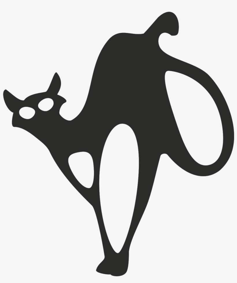 This Free Clipart Png Design Of Black Cat, transparent png