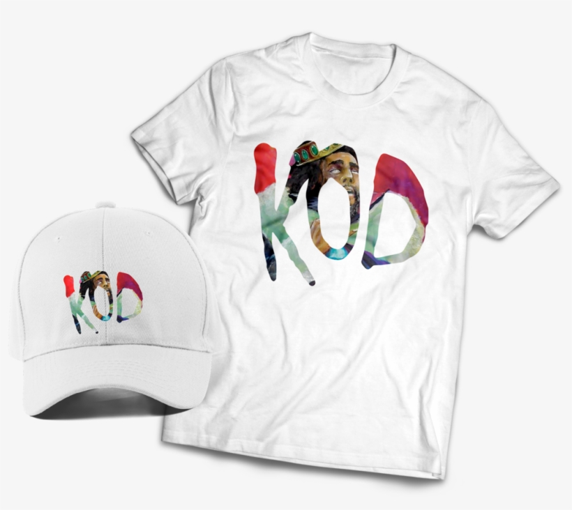 J Cole Kod T-shirt & Dad Hat Combo - Fluent In Pidgin T-shirt In Women And Unisex Sizes, transparent png