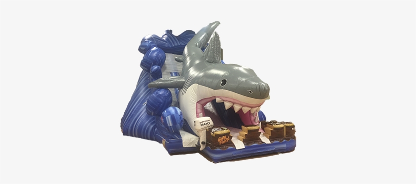 Shark Attack Slide Rental - Shark, transparent png