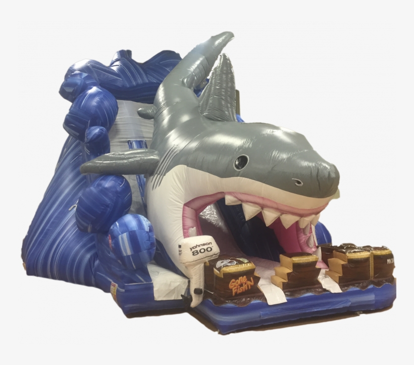 Shark Attack Slide - Shark, transparent png