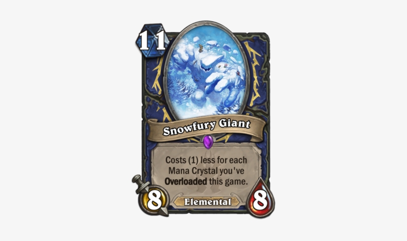 Mana Crystals - - Hearthstone Snowfury Giant, transparent png