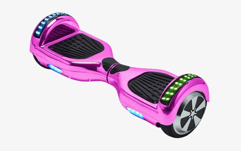 Pink Chrome X6 Bluetooth Hoverboard - Chrome Pink Hoverboard Bluetooth, transparent png