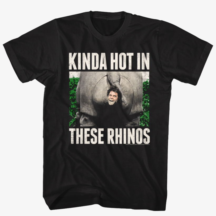 Kinda Hot In These Rhinos Ace Ventura T-shirt - Van Halen 1978 Tour Shirts, transparent png