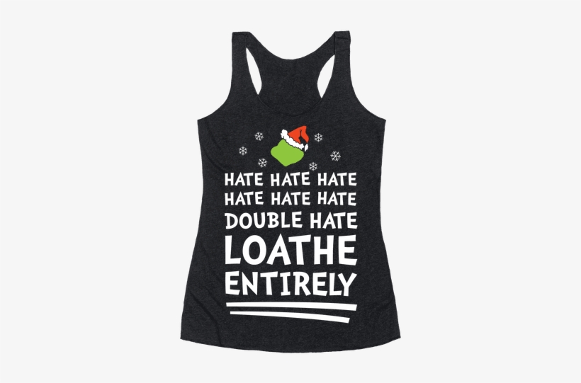 Loathe Entirely Racerback Tank Top - Slay Gay, transparent png