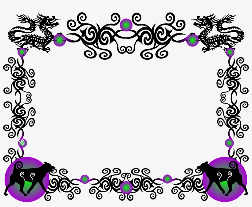 This Free Icons Png Design Of Dog Border, transparent png