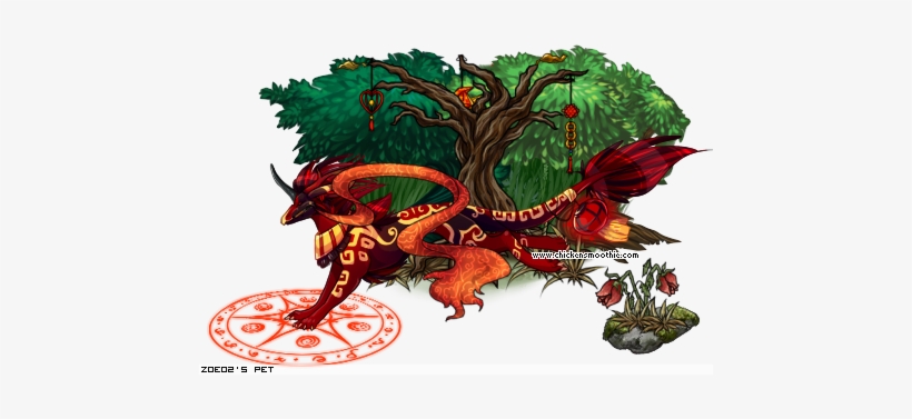 "japanese Dragon Forest - Illustration, transparent png