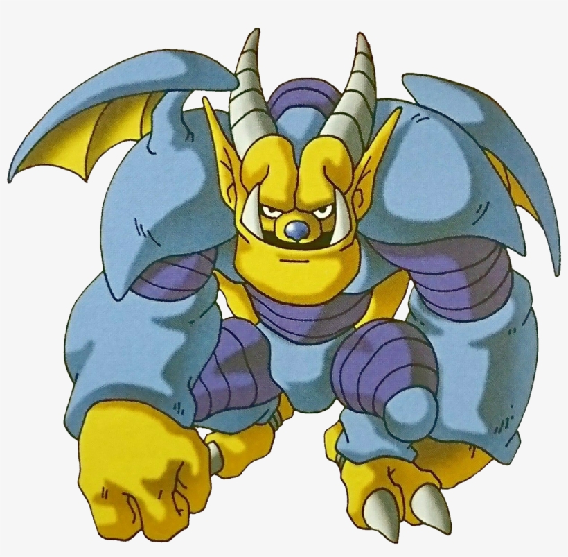 Satanism Clipart Japanese - Dragon Quest Satan, transparent png