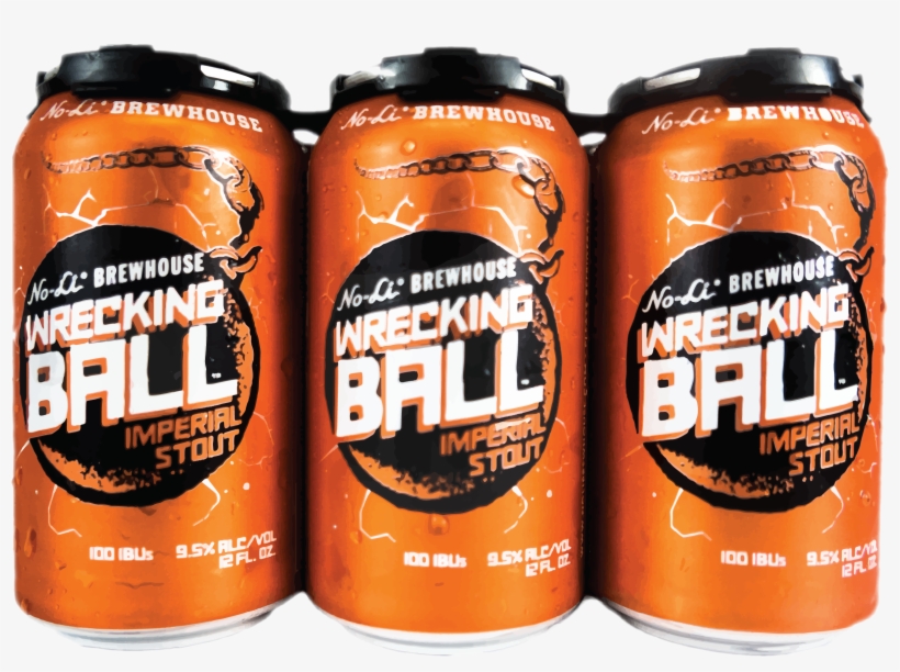 No-li Brewhouse Releases New Wrecking Ball Imperial - No Li Brewery Cans, transparent png