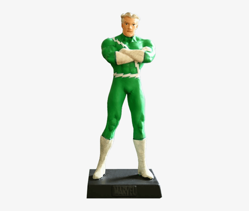 Marvel Eaglemoss Quicksilver Vert, transparent png