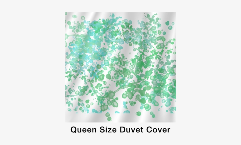 Watercolor Inspired Duvet Bed In A Bag Set Includes - Paw, transparent png