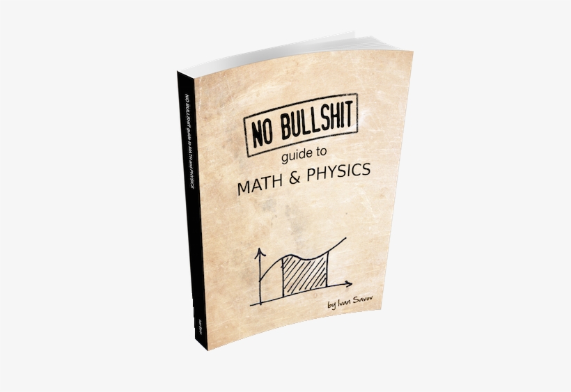 No Bullshit Textbooks Clip Black And White Download - Physics Is To Math, transparent png