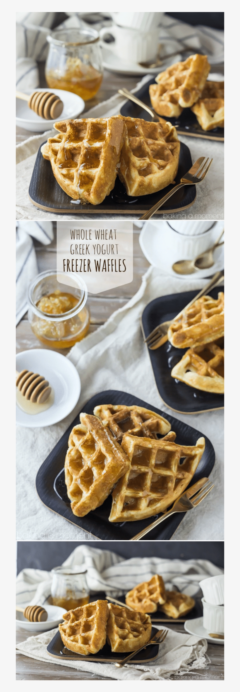 Greek Yogurt Freezer Waffles- Whip Up A Big Batch In - Waffle, transparent png