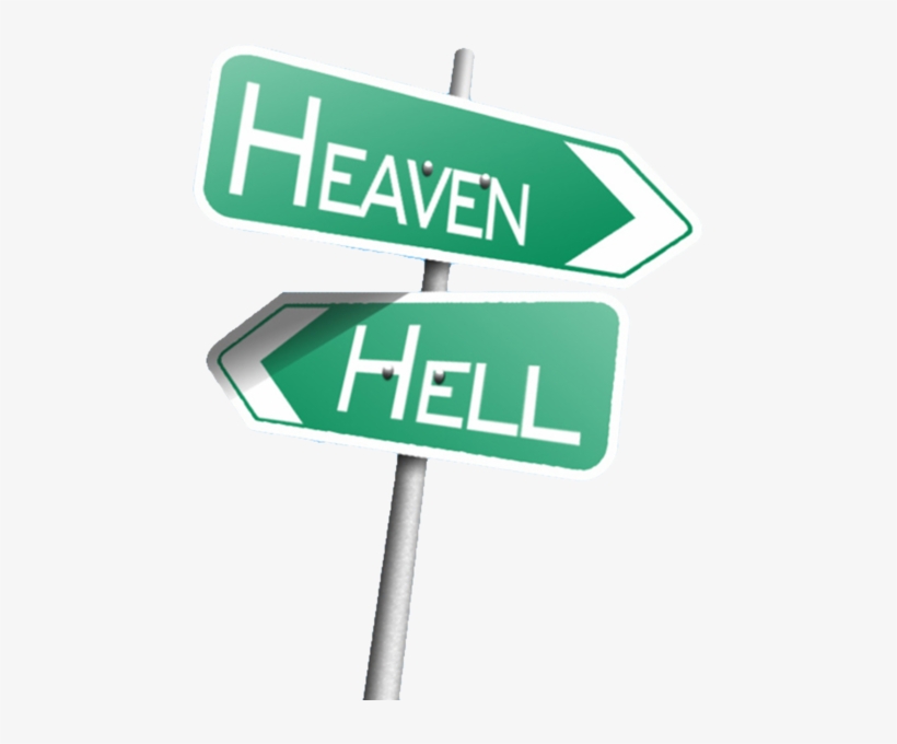 Share This Image - Heaven And Hell Png, transparent png
