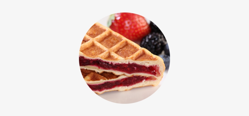 Fruit Filled - Waffles Filled With Fruit, transparent png