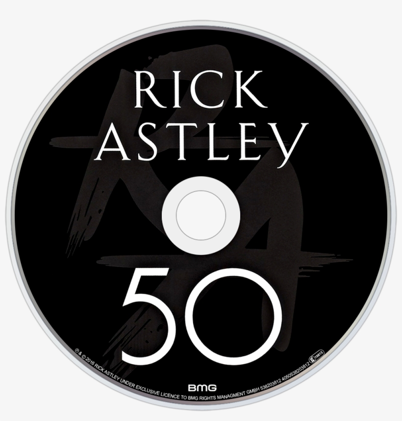Rick Astley 50 Cd Disc Image - Rick Astley Town Hall, transparent png