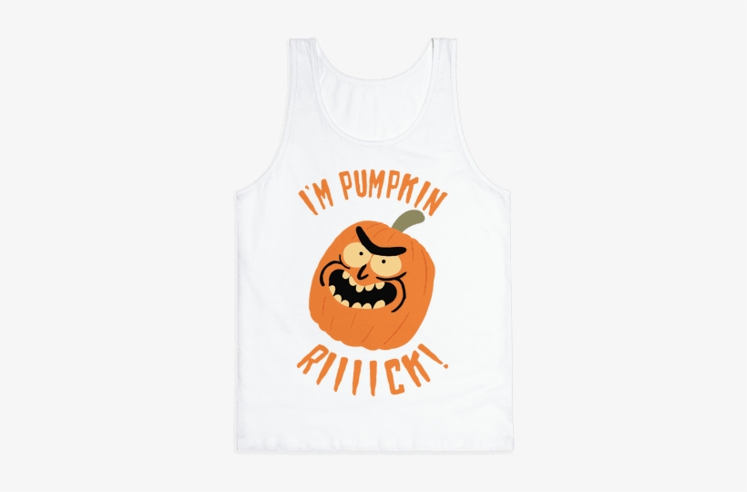 I'm Pumpkin Rick Tank Top - Sweater, transparent png