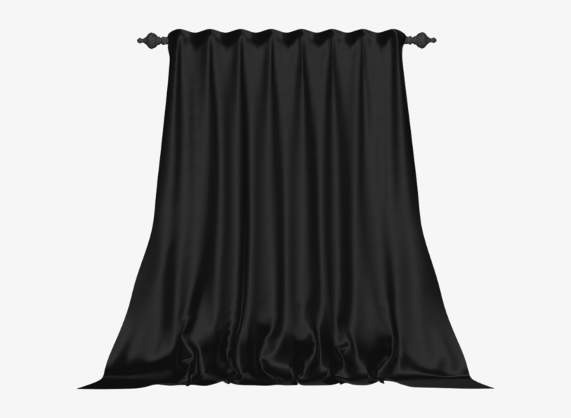 Black Curtains Png - Black Muslin, transparent png