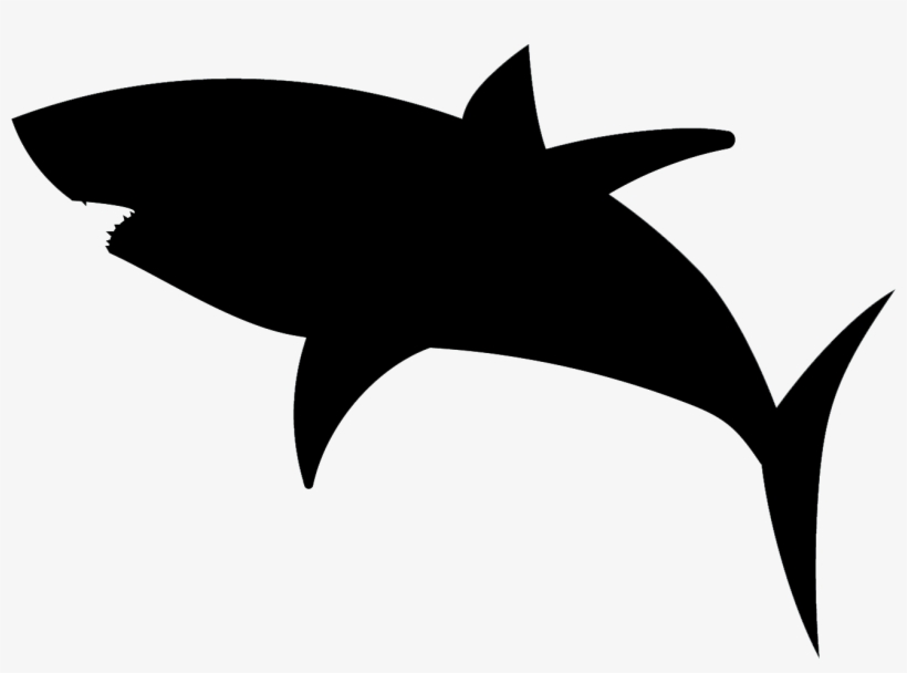 And The Underbelly - Shark Silhouette Clip Art, transparent png