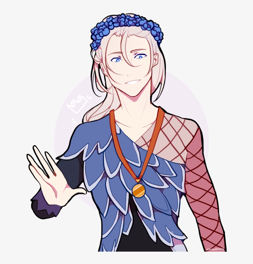 Currently In Voltron Hell - Victor Nikiforov Flower Crown, transparent png