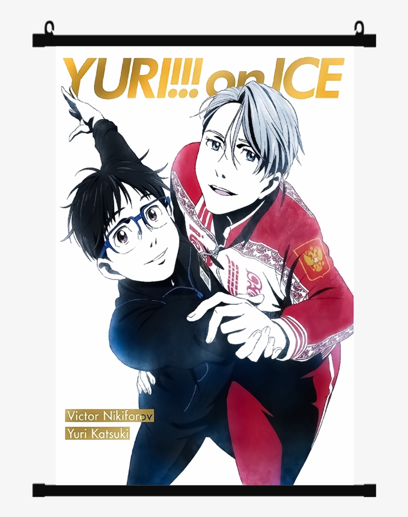 Anime Yuri On Ice Yuuri & Viktor Wall Scroll - Yuri!!! On Ice Vol.1, transparent png