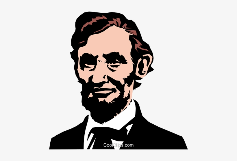Abraham Lincoln Royalty Free Vector Clip Art Illustration - Lincoln Clip Art, transparent png
