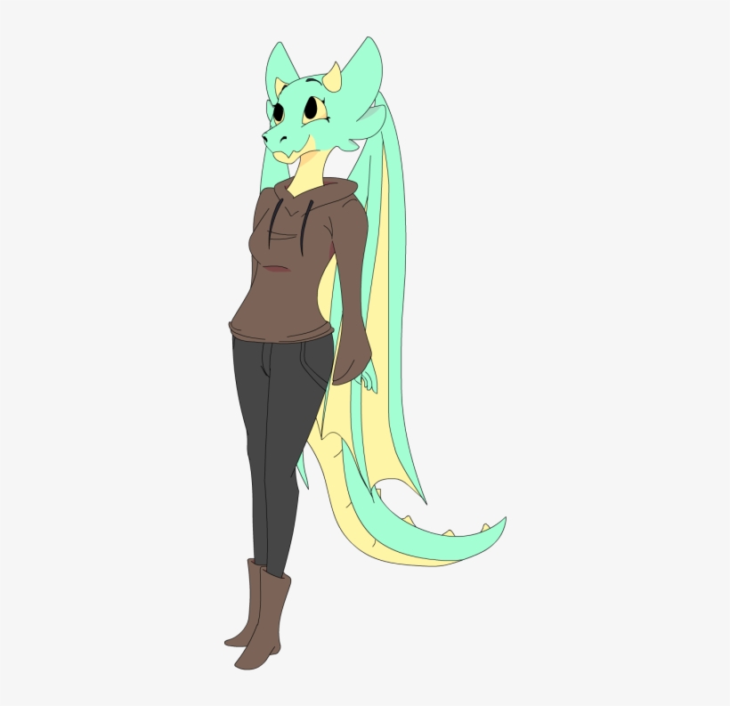 A Quick Doodle Of @kiwi-hermit 's Character As A Break - Illustration, transparent png