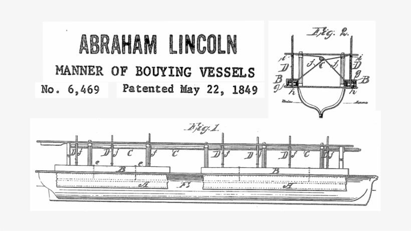 After Forcing Enough Of Them Under The Vessel She Lifted - Abraham Lincoln Patent Name, transparent png