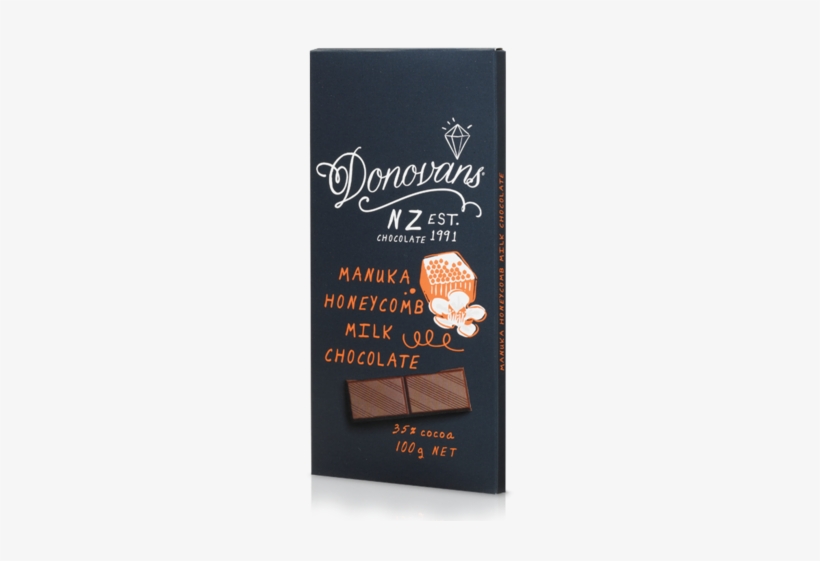 Manuka Honeycomb Milk Chocolate By Donovans Chocolates - Donovans Chocolate, transparent png