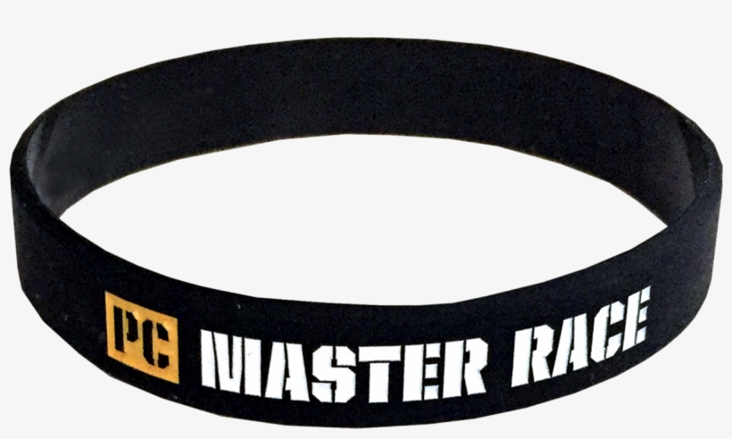 Pc Master Race Szilikon Karkötő I I Ár - Bracelet, transparent png