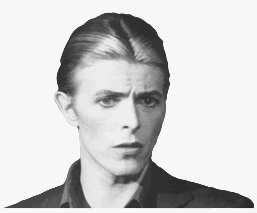 David Bowie B&w - David Bowie Png, transparent png