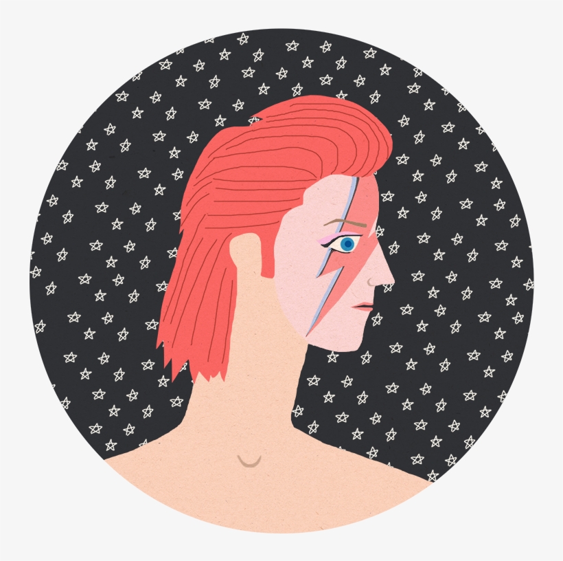 Sandrachiu Davidbowie Art Attacks Online - River Etiquetas, transparent png