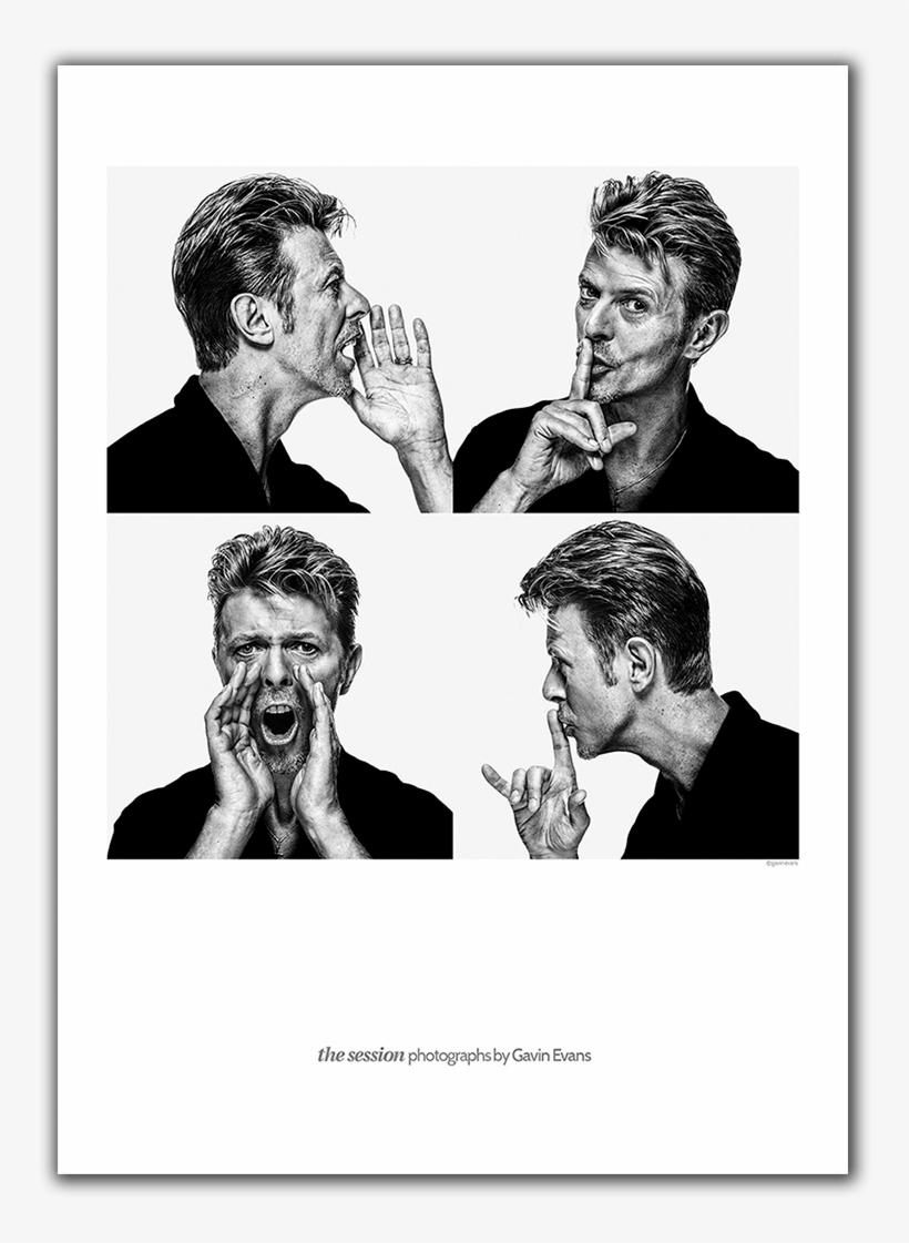 Fine Art Lithograph Of Music Legend David Bowie - David Bowie, transparent png