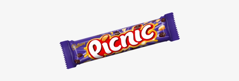 A Nobbly Creation Of Crispy Wafer, Chewy Caramel, Crunchy - Cadbury Picnic 48g (36 Bars), transparent png