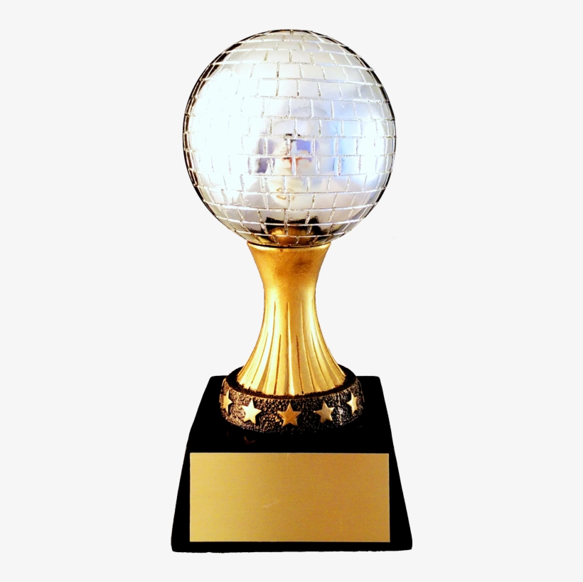 Mirror Ball Resin Trophy - Resin, transparent png
